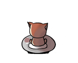 Home kitten sticker #15837246