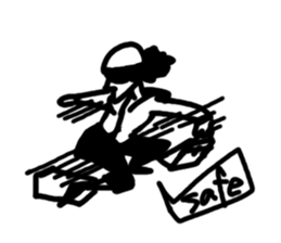 blackcat and those people sticker #15837387