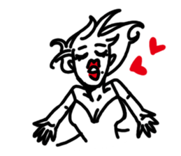 blackcat and those people sticker #15837394