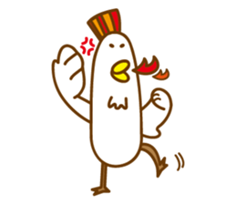 Chicken the simple life sticker #15837500