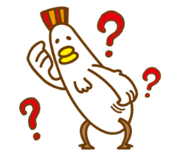 Chicken the simple life sticker #15837502