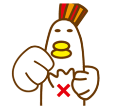 Chicken the simple life sticker #15837508