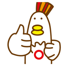 Chicken the simple life sticker #15837509