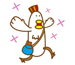 Chicken the simple life sticker #15837511