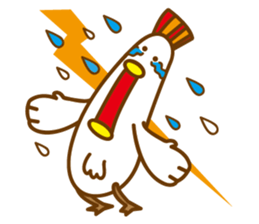 Chicken the simple life sticker #15837513