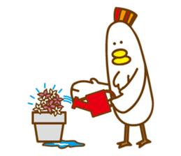 Chicken the simple life sticker #15837514