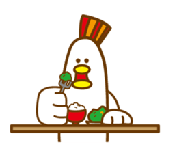 Chicken the simple life sticker #15837518