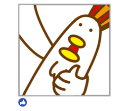 Chicken the simple life sticker #15837521
