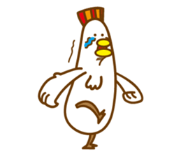 Chicken the simple life sticker #15837526