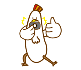 Chicken the simple life sticker #15837529