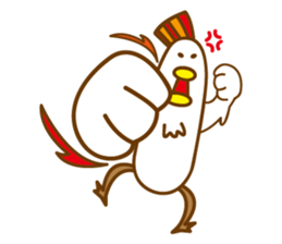 Chicken the simple life sticker #15837530