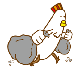 Chicken the simple life sticker #15837531