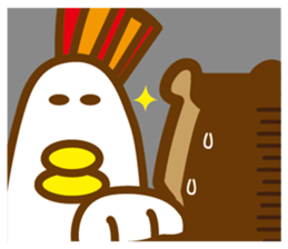 Chicken the simple life sticker #15837537