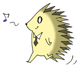 Kuu of a Hedgehog sticker #15837756