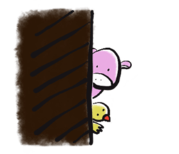 mo-chan and pi-chan 1 sticker #15837884