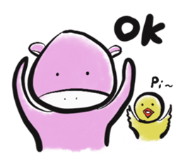 mo-chan and pi-chan 1 sticker #15837886