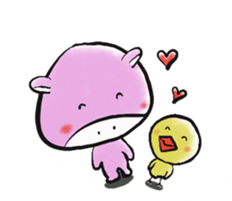 mo-chan and pi-chan 1 sticker #15837889