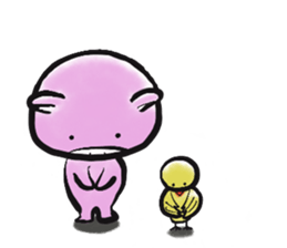 mo-chan and pi-chan 1 sticker #15837898