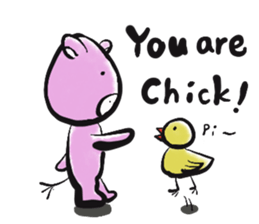 mo-chan and pi-chan 1 sticker #15837905