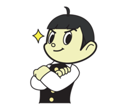 Vintage Boy sticker #15837908