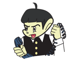 Vintage Boy sticker #15837909