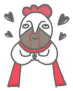 Rooster Hero sticker #15838082