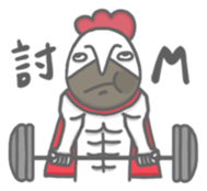 Rooster Hero sticker #15838090