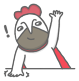 Rooster Hero sticker #15838100