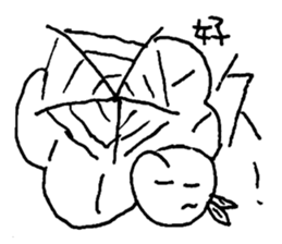 Sweet peach angel sticker #15838327