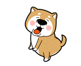 funny shiba inu sticker #15838498