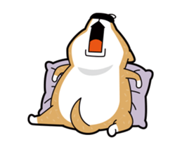 funny shiba inu sticker #15838500