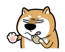 funny shiba inu sticker #15838502