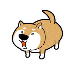 funny shiba inu sticker #15838507