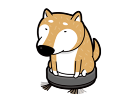 funny shiba inu sticker #15838510