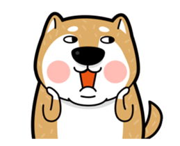 funny shiba inu sticker #15838516