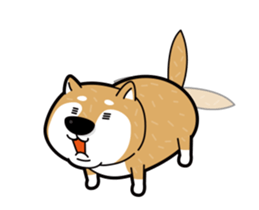 funny shiba inu sticker #15838521