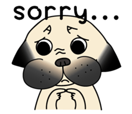 KUMA the Pug: Life sticker #15838747