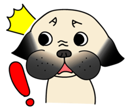 KUMA the Pug: Life sticker #15838753