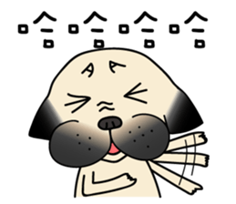 KUMA the Pug: Life sticker #15838754