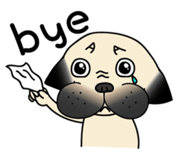 KUMA the Pug: Life sticker #15838755
