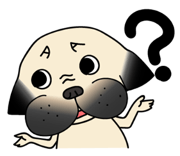 KUMA the Pug: Life sticker #15838756