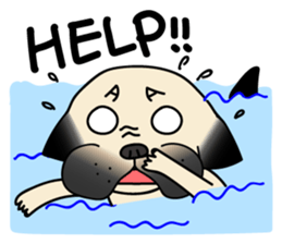 KUMA the Pug: Life sticker #15838757