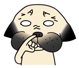 KUMA the Pug: Life sticker #15838758