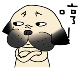 KUMA the Pug: Life sticker #15838765