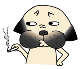 KUMA the Pug: Life sticker #15838767