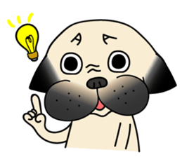 KUMA the Pug: Life sticker #15838768