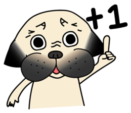KUMA the Pug: Life sticker #15838775