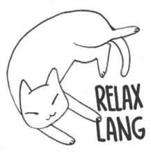 Pinoy cat - tagalog - sticker #15839149