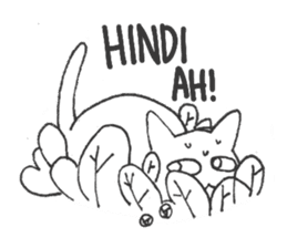 Pinoy cat - tagalog - sticker #15839151