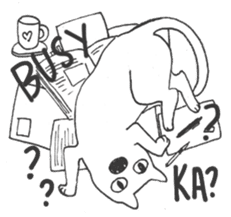 Pinoy cat - tagalog - sticker #15839152